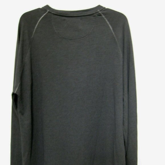 M. Singer NWT Gray French Terry Henley Shirt Large - Picture 4 of 7